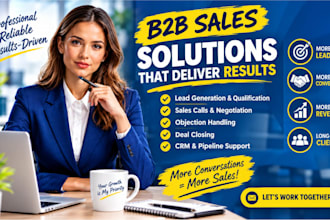be sales representative expert sales closer deal closer lead conversion b2b