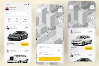 develop luxury car booking app, private cab website, and taxi uber clone app