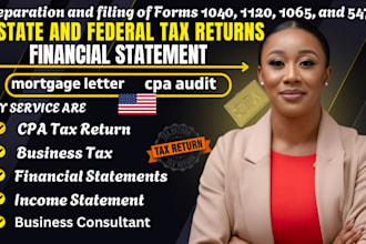 cpa services US canada tax preparation, business return financial state tax 1120