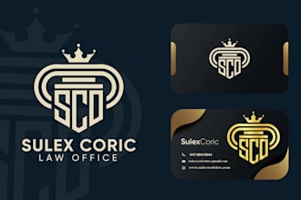 design professional logo for attorney, legal and law firm
