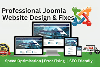 design, redesign and fix your joomla website to perfection