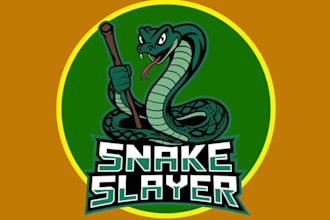 design professional snake, globe and summer champ logo