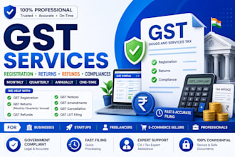 file india gst returns, gst registration, gst refunds and  compliance
