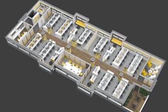 renovate 3d,2d office interior floor plan, cgi sofa render, site plan,d5 render