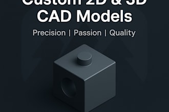 create custom 2d and 3d cad models with precision and care