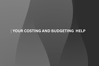 help you with cost accounting and budgeting