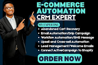 link activecampaign to shopify for ecommerce crm automation and lead management