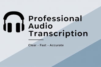 transcribe audio or voice notes quickly and accurately