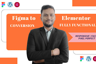 convert figma design into a responsive elementor website