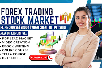 ghostwrite stock market ebook, forex trading, crypto, psychology, lead magnet