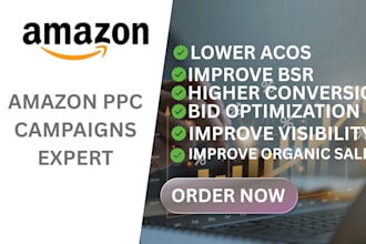 manage and optimize amazon ads campaign,amazon ppc ads