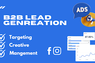 generate ecommerce b2b whatsapp leads using meta ads
