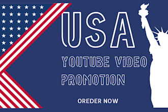 do organic USA youtube promotion