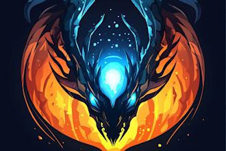 design a professional fantasy, rpg, scifi game, nft logo