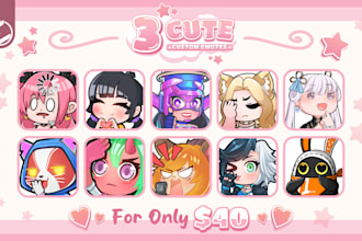 create awesome high quality emotes or sub badges