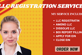 registered us llc dissolve llc amend llc apply for ein close ein boi report