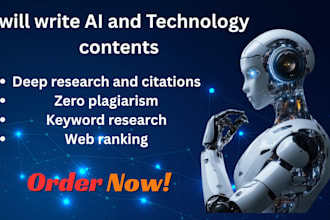 write SEO optimized ai ml dl and technology blogs