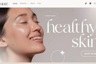 build squarespace cosmetic website spa, makeup, body contouring, saloon website