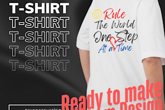 do custom t shirt design for you