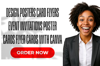 design posters card flyers event invitations poster cards flyer cards with canva