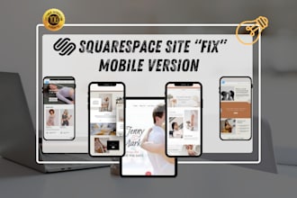 fix squarespace website mobile friendly and responsive optimize squarespace site