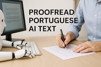 proofread ai translated portuguese texts