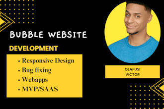 develop bubble io website, figma to bubble, bubble app, bubble saas, bubble mvp