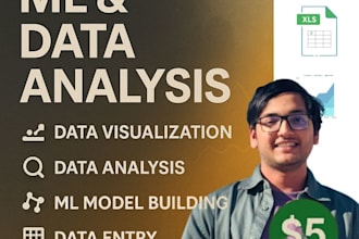 data analysis, data visualization, ml
