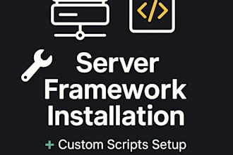 setup your fivem server with scripts or frameworks