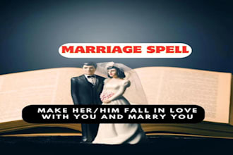 cast a powerful marriage commitment wedding obsession love spell, binding spell