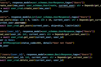 do backend API development with fastapi, postgresql, sqlite, and docker