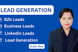 do b2b leads generation, business leads, linkedin leads, sales leads
