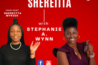 create podcast cover art promotional graphics