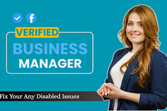 create fresh verified fb business manager and ads account