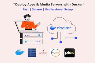 deploy, configure, migrate and fix docker issues, full docker support
