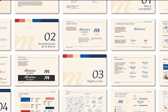 design modern logo, complete branding package and brand book