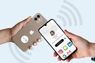 create digital business card or nfc reader app