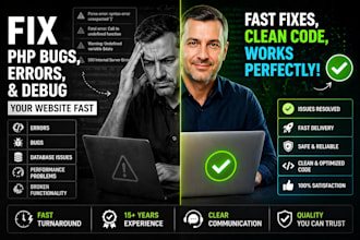 fix PHP bugs, errors, and debug your website fast