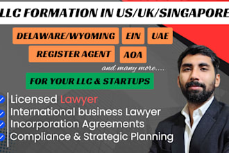 incorporate register your llc c corp and ein number for US and non US residents