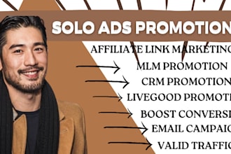 solo ads campaign affiliate marketing MLM leads generation link MLM promotion