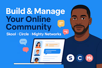 grow skool community online course, mighty netwoks circle so, community manager