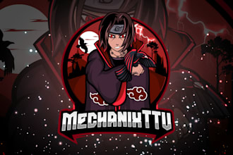 make cool gaming avatar logo for twitch, facebook and youtube channel