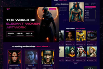 create nft website, smart contract, nft collection, nft mint, nft art