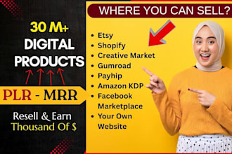 give you 30 million digital products with resell rights