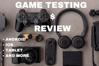 test review and provide feedback on your mobile game