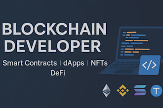 be blockchain developer for uniswap pump fun trading volume bot web3 dapp