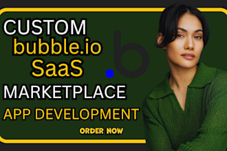 create a bubbleio saas marketplace app