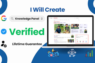 create a google knowledge panel or knowledge graph