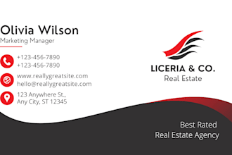 design unique professional business card