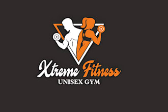 do professional gym, sports, bodybuilding and fitness logo